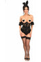 Lavish 3 PC Daring Lace Bunny Corset Costume