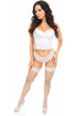 Lavish White Satin Underwire Bustier