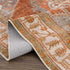 Kullar Orange Washable Area Rug