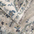 Alfombra lavable gris y azul Cabacungan