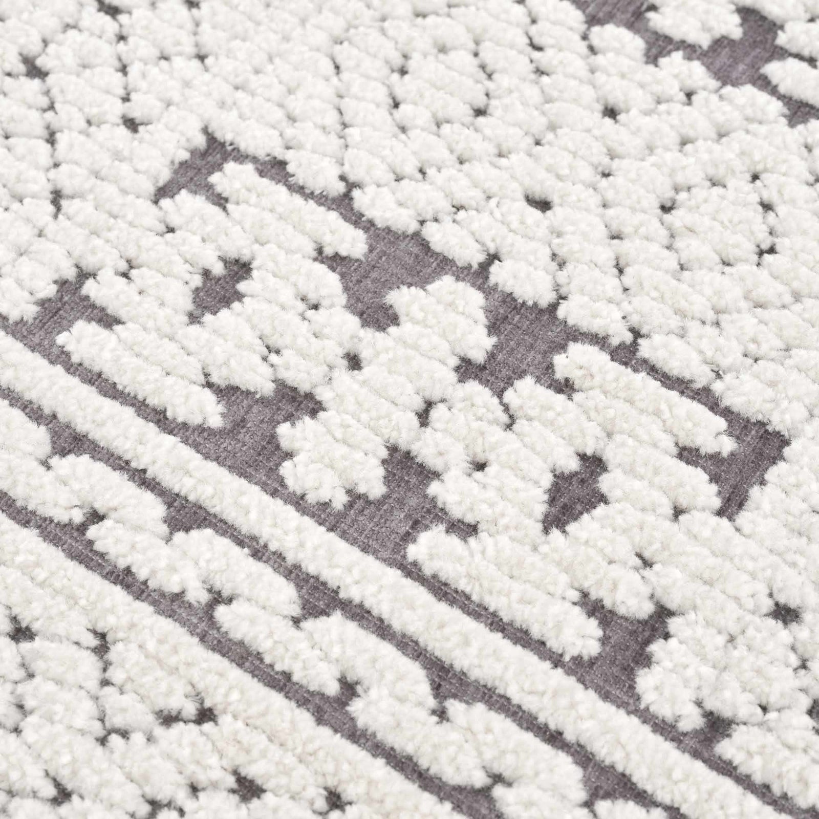 Alfombra lavable Bahar en color crema y gris - Edición limitada
