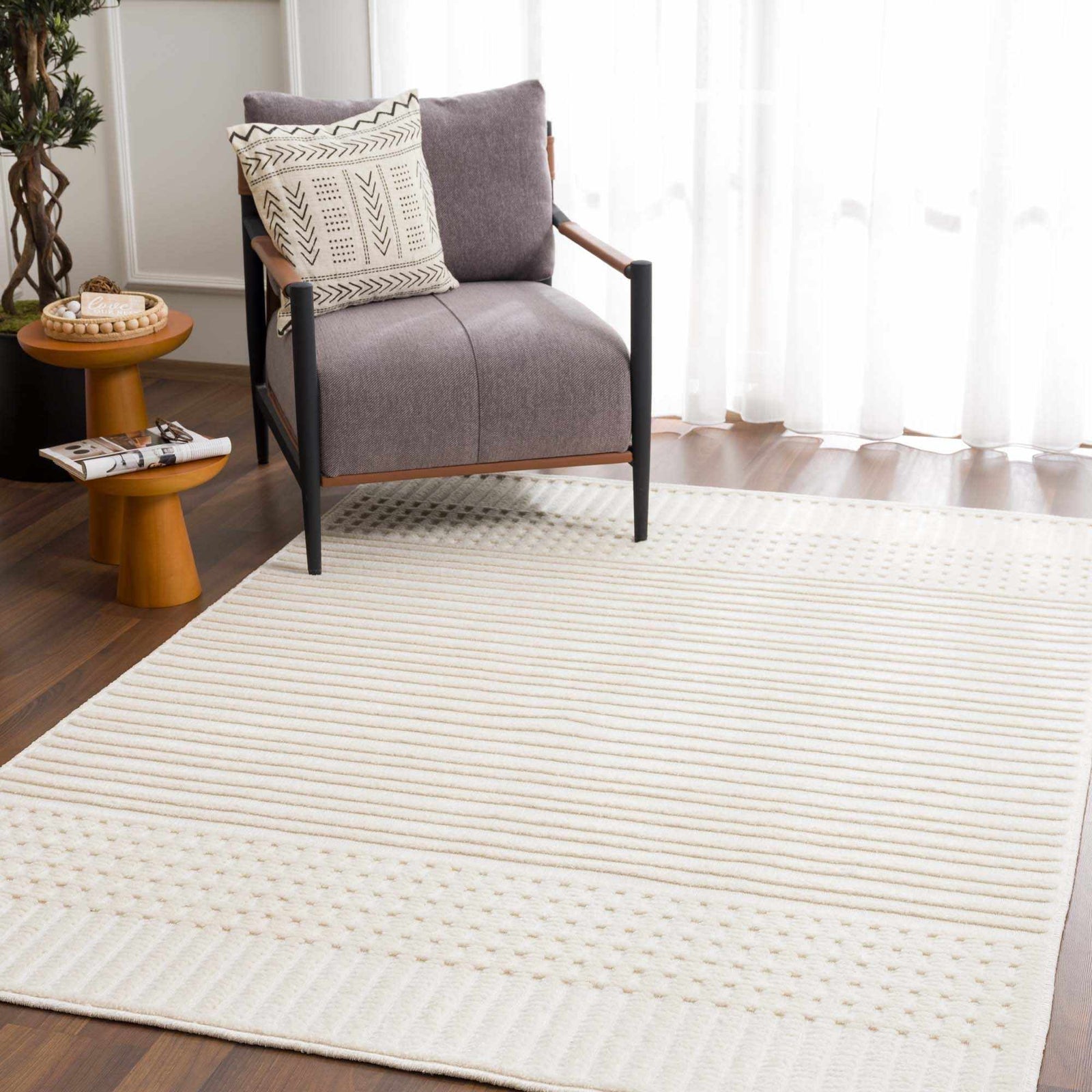 Alfombra lavable Rhun