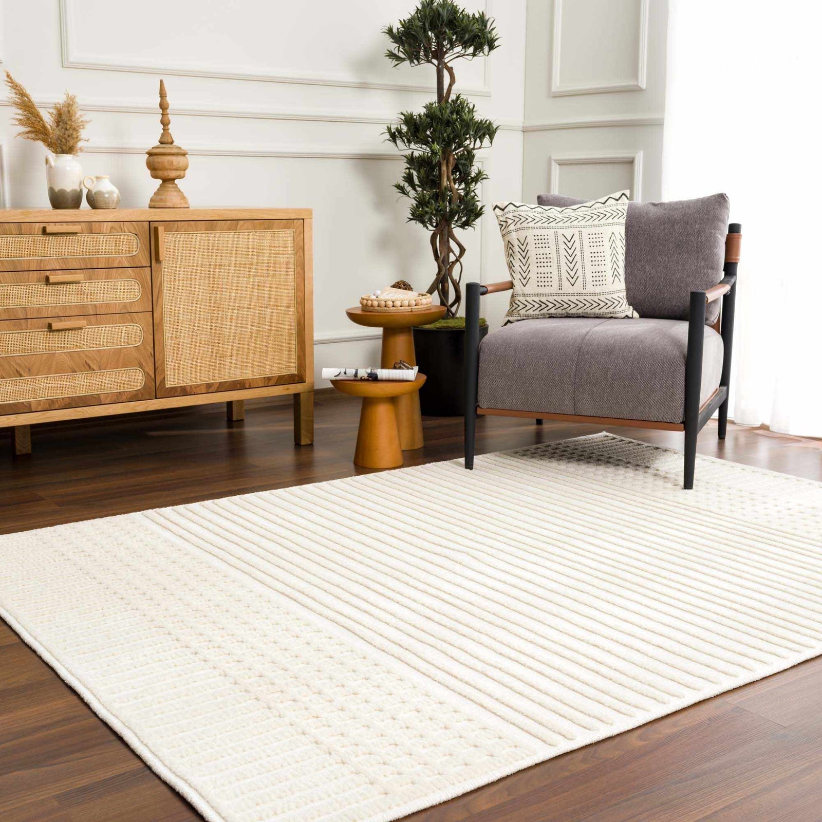 Alfombra lavable Rhun