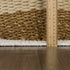 Alfombra lavable de color blanco Drago