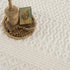 Alfombra lavable de color blanco Drago