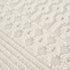 Alfombra lavable de color blanco Drago