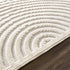 Alfombra lavable blanca Deron