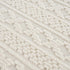 Fadey White Textured Washable Rug