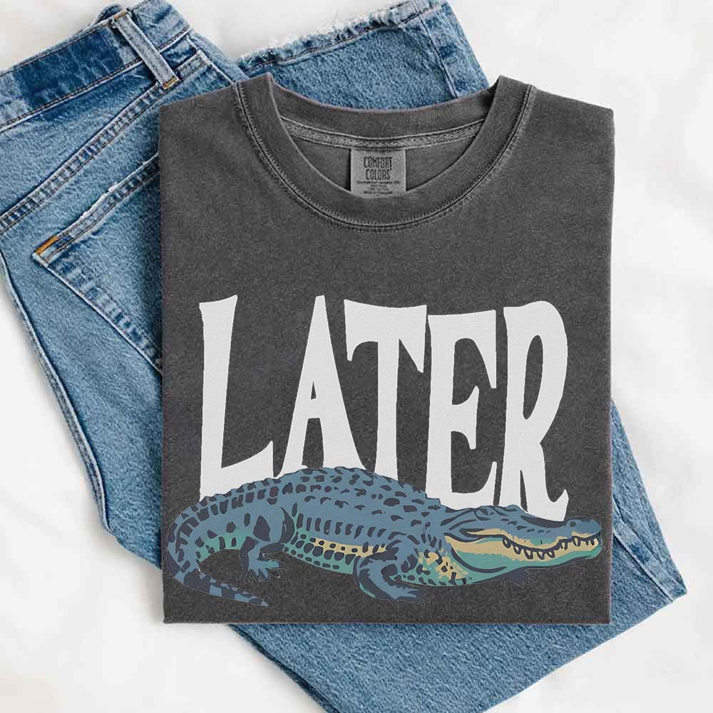 Comfort Colors Later Gator Vintage 90s T-Shirt