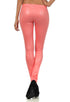 Leggings Sakkas sin pies, ultradelgados, con efecto mojado y líquido mate