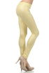 Leggings Sakkas sin pies, ultradelgados, con efecto mojado y líquido mate