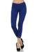 Leggings capri elásticos con ribete de encaje de mezcla de algodón Sakkas - Fabricados en EE. UU.
