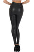 Leggings elásticos de cintura alta con líquido mate Sakkas - Fabricados en EE. UU.