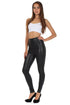 Leggings elásticos de cintura alta con líquido mate Sakkas - Fabricados en EE. UU.