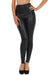 Leggings elásticos de cintura alta con líquido mate Sakkas - Fabricados en EE. UU.