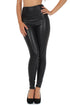 Leggings elásticos de cintura alta con líquido mate Sakkas - Fabricados en EE. UU.