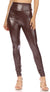 Leggings elásticos de cintura alta con líquido mate Sakkas - Fabricados en EE. UU.