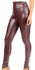 Leggings elásticos de cintura alta con líquido mate Sakkas - Fabricados en EE. UU.