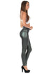 Leggings elásticos de cintura alta con líquido mate Sakkas - Fabricados en EE. UU.