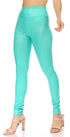 Leggings elásticos de cintura alta con líquido mate Sakkas - Fabricados en EE. UU.