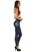 Leggings elásticos de cintura alta con líquido mate Sakkas - Fabricados en EE. UU.