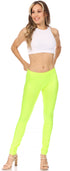 Leggings elásticos de cintura alta con líquido mate Sakkas - Fabricados en EE. UU.