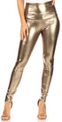 Leggings elásticos de cintura alta con líquido mate Sakkas - Fabricados en EE. UU.