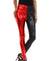 Leggings elásticos de cintura alta con efecto metalizado líquido brillante de Sakkas - Fabricados en EE. UU.