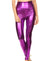 Leggings elásticos de cintura alta con efecto metalizado líquido brillante de Sakkas - Fabricados en EE. UU.