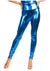 Leggings elásticos de cintura alta con efecto metalizado líquido brillante de Sakkas - Fabricados en EE. UU.