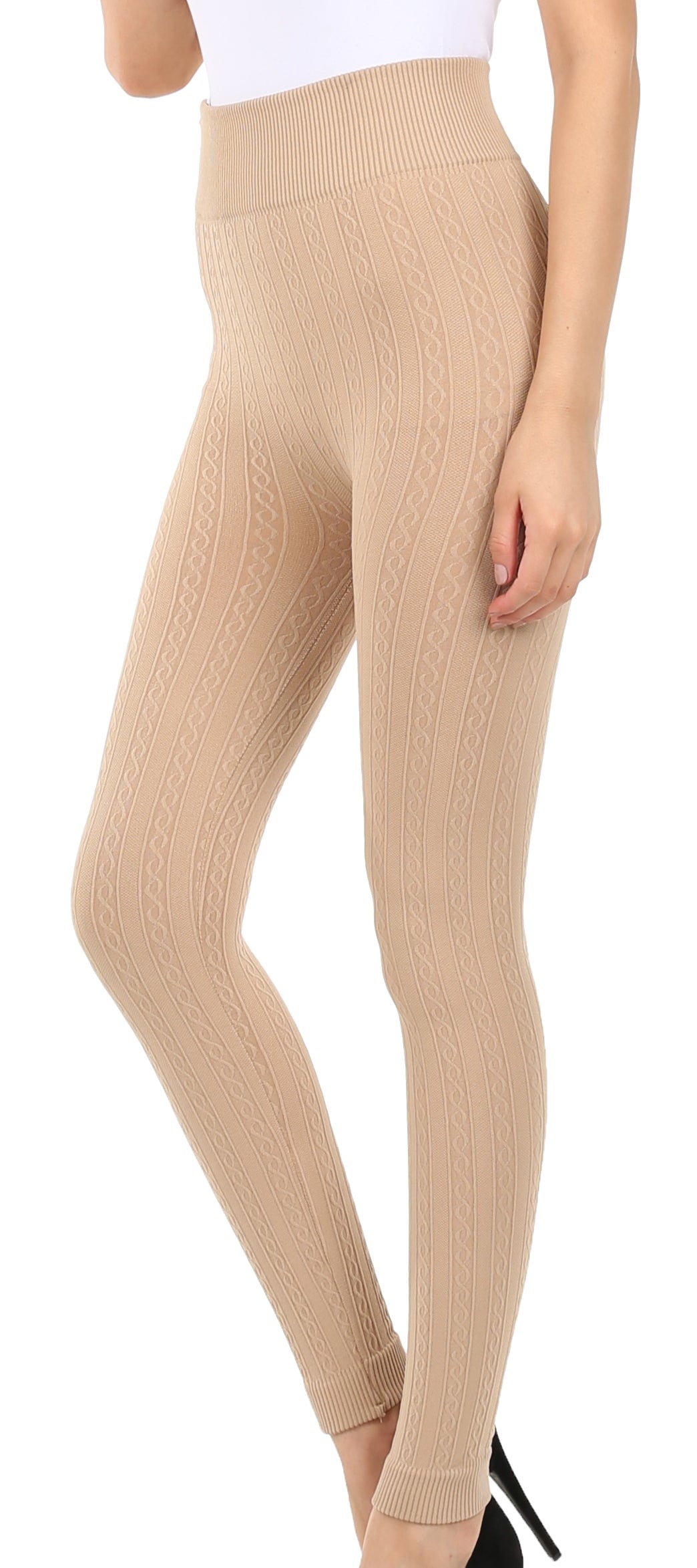 Leggings Sakkas de cintura alta con forro polar suave y cálido
