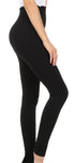 Leggings Sakkas de cintura alta con forro polar suave y cálido