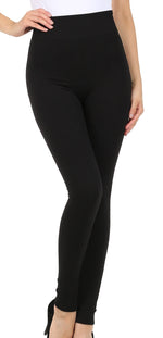 Leggings Sakkas de cintura alta con forro polar suave y cálido