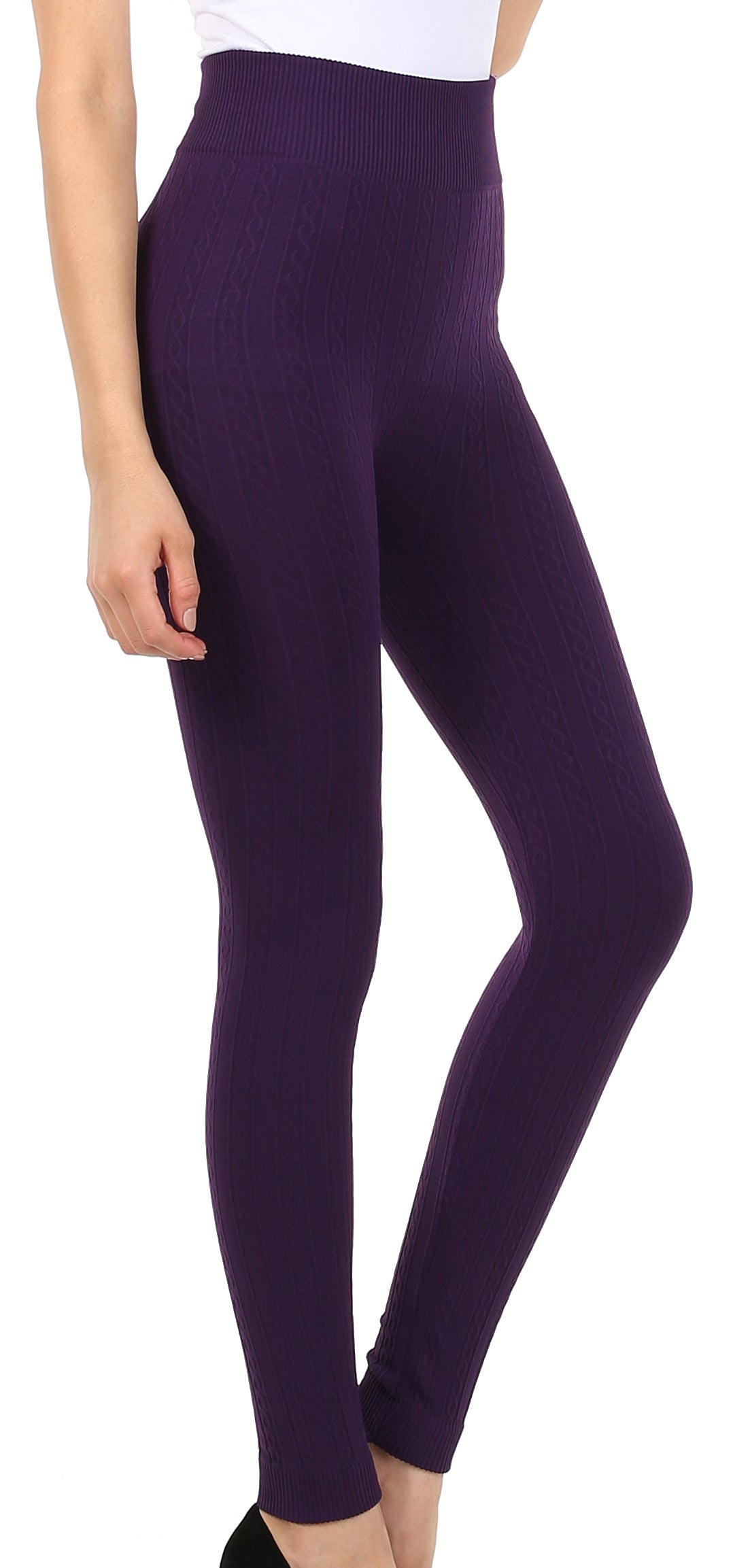 Leggings Sakkas de cintura alta con forro polar suave y cálido