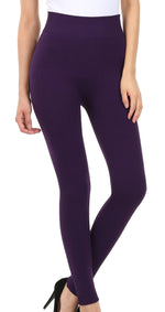 Leggings Sakkas de cintura alta con forro polar suave y cálido