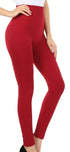 Leggings Sakkas de cintura alta con forro polar suave y cálido