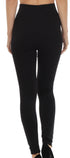 Leggings Sakkas de cintura alta con forro polar suave y cálido