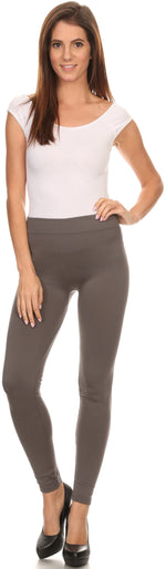 Leggings Sakkas de cintura alta con forro polar suave y cálido
