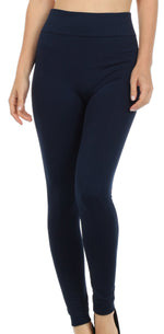 Leggings Sakkas de cintura alta con forro polar suave y cálido