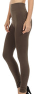 Leggings Sakkas de cintura alta con forro polar suave y cálido