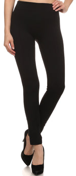 Leggings Sakkas de punto cable con forro polar
