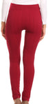 Leggings Sakkas de punto cable con forro polar