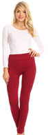 Leggings Sakkas de punto cable con forro polar