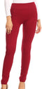 Leggings Sakkas de punto cable con forro polar