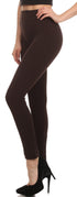 Leggings Sakkas de punto cable con forro polar