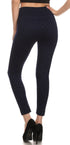 Leggings Sakkas de cintura alta con forro polar suave y estampado para mujer