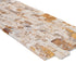 Leonardo Onyx Ledger 3D Panel 6"x24" Natural Marble Wall Tile - Full Truckload