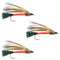 3 Pack Light Spruce Classic Trout and Bass Streamer Fly - Hook Size 4