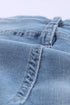 Fashionable Distressed Denim Shorts, Frayed Hem