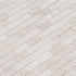 Mayra White Limestone Brushed Mosaic Floor and Wall Tile - Livfloors Collection